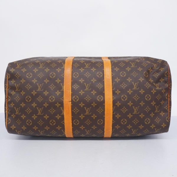 1240001054250 3 Louis Vuitton Keepall 55 Monogram Bag Brown