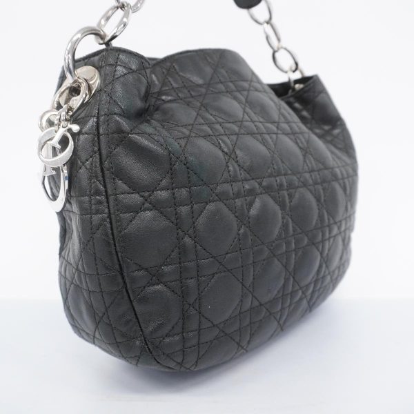 1240001054251 2 Christian Dior Cannage Handbag Black