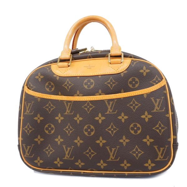 1240001054259 1 Louis Vuitton Trouville Monogram Handbag Brown