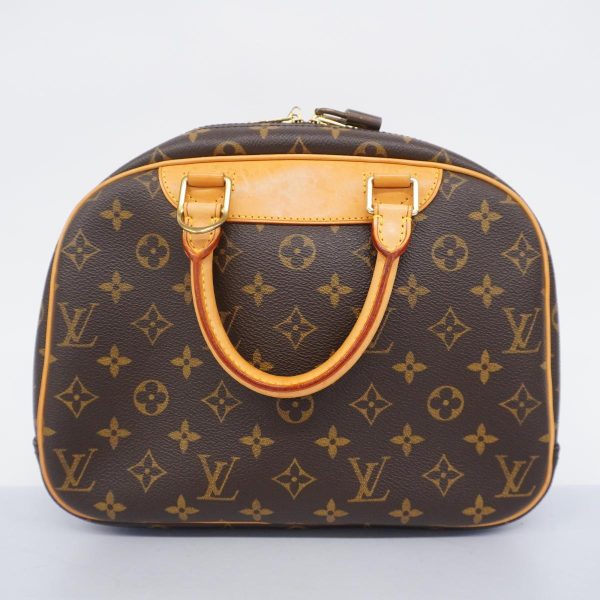 1240001054259 12 Louis Vuitton Trouville Monogram Handbag Brown