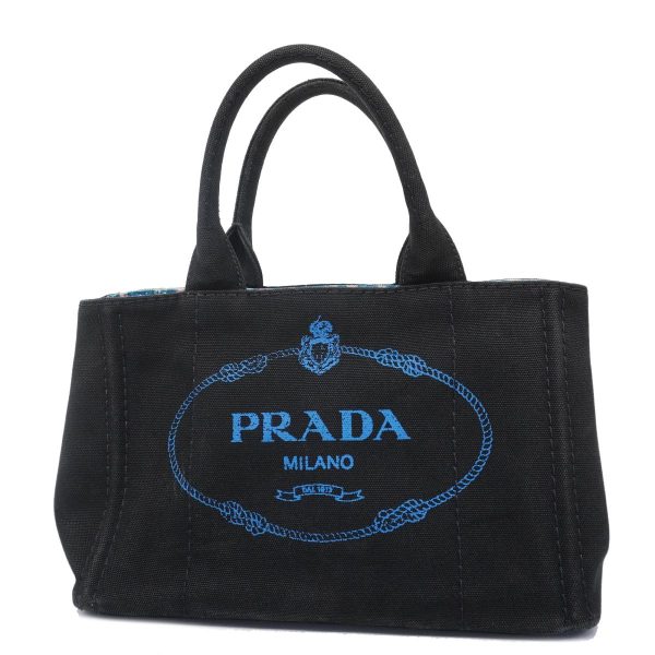 1240001054261 1 Prada Canapa Handbag Black