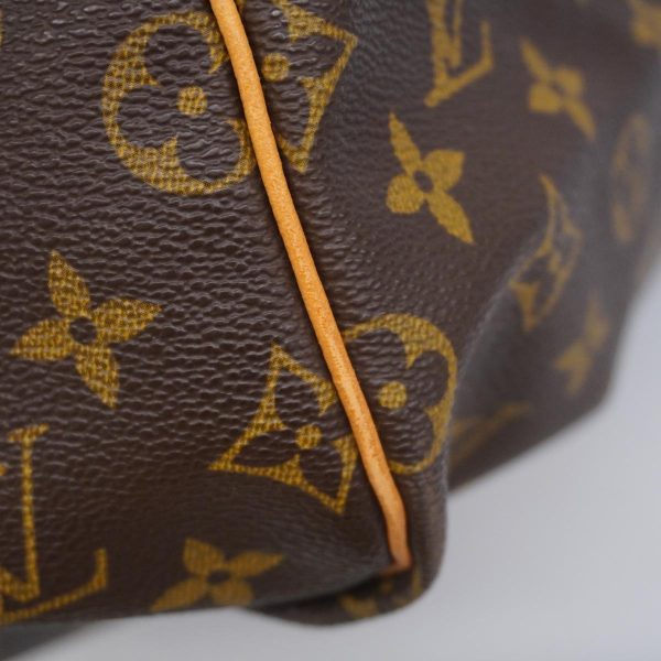 1240001054263 9 Louis Vuitton Keepall Bandouliere 55 Monogram Bag Brown