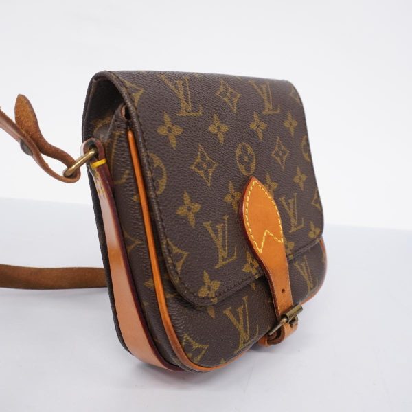 1240001054276 2 Louis Vuitton Mini Cartociere Monogram Shoulder Bag Brown