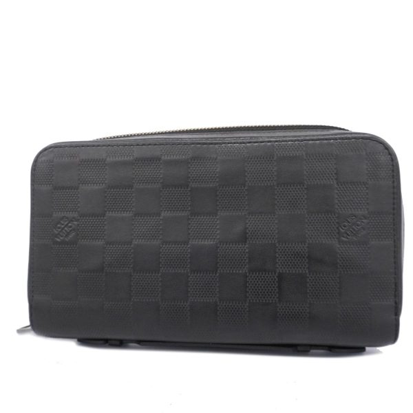 1240001054278 1 Louis Vuitton Zippy XL Damier Infini Long Wallet Onyx