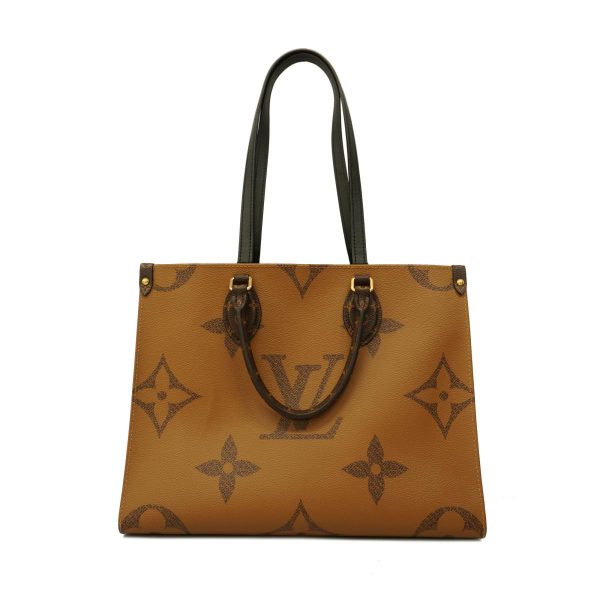 1240001054300 15 Louis Vuitton On the Go MM Monogram Reverse 2Way Bag Brown