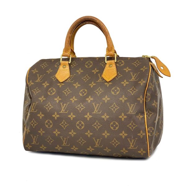 1240001054313 1 Louis Vuitton Speedy 30 Monogram Handbag Brown