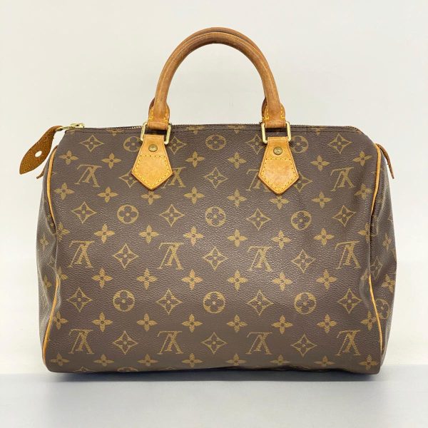 1240001054313 11 Louis Vuitton Speedy 30 Monogram Handbag Brown