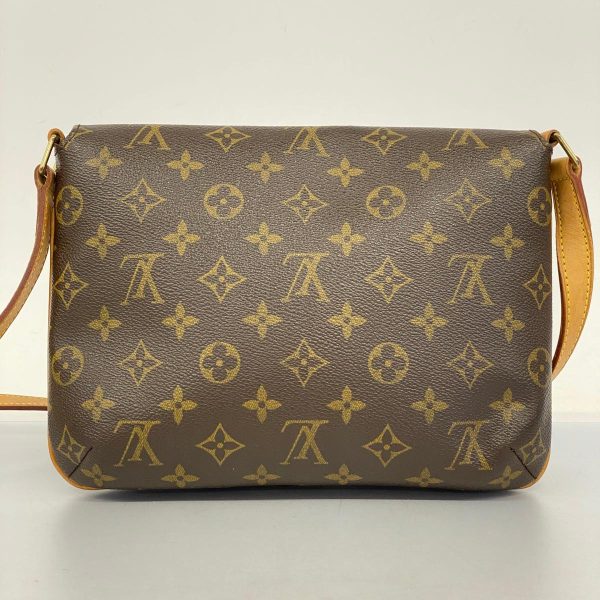 1240001054317 11 Louis Vuitton Musette Tango Long Strap Monogram Shoulder Bag Brown