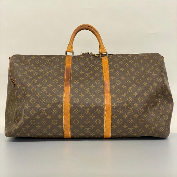 1240001054324 13 Louis Vuitton Keepall 60 Monogram Bag Brown