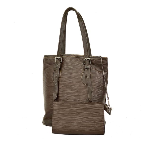 1240001054327 1 Louis Vuitton Bucket PM Epi Tote Bag Mocha