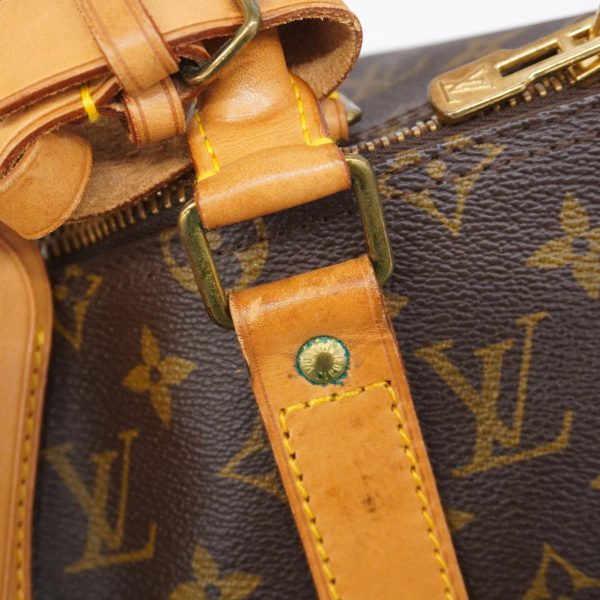 1240001054376 13 Louis Vuitton Keepall Bandouliere 50 Monogram Bag Brown