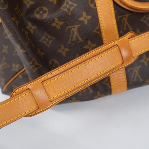 1240001054376 15 Louis Vuitton Keepall Bandouliere 50 Monogram Bag Brown