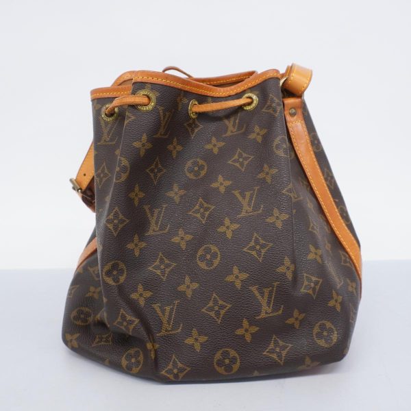 1240001054377 17 Louis Vuitton Petit Noe Monogram Shoulder Bag Brown