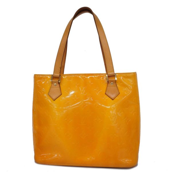 1240001054396 1 Louis Vuitton Houston Vernis Tote Bag Lime Yellow