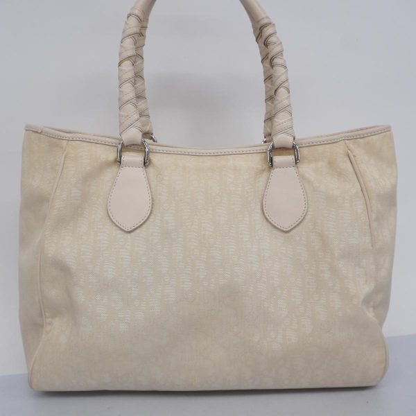 1240001054399 19 Christian Dior Trotter Nylon Tote Bag Ivory