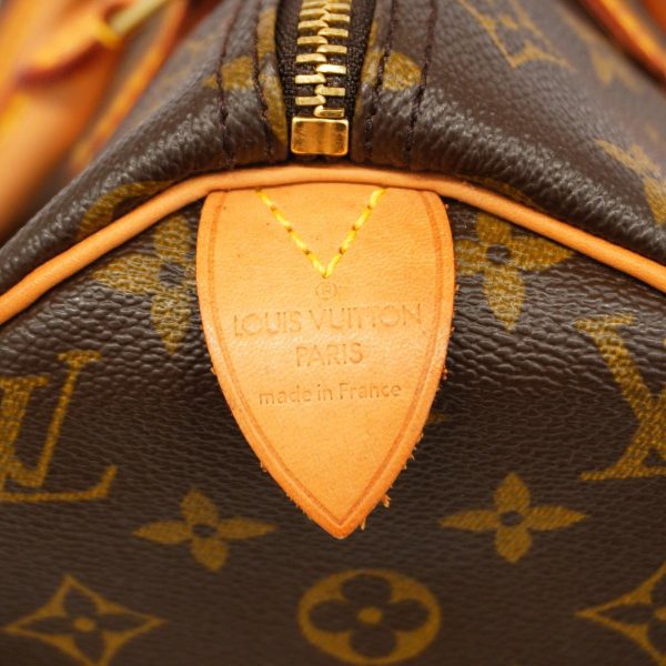 1240001054414 5 Louis Vuitton Speedy 30 Monogram Handbag Brown