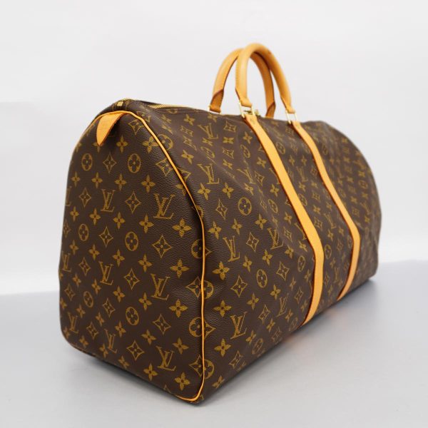 1240001054415 2 Louis Vuitton Keepall 55 Monogram Bag Brown