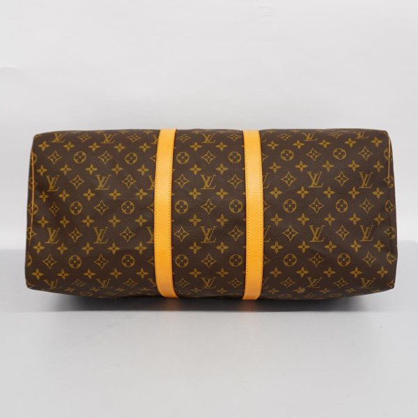 1240001054415 3 Louis Vuitton Keepall 55 Monogram Bag Brown