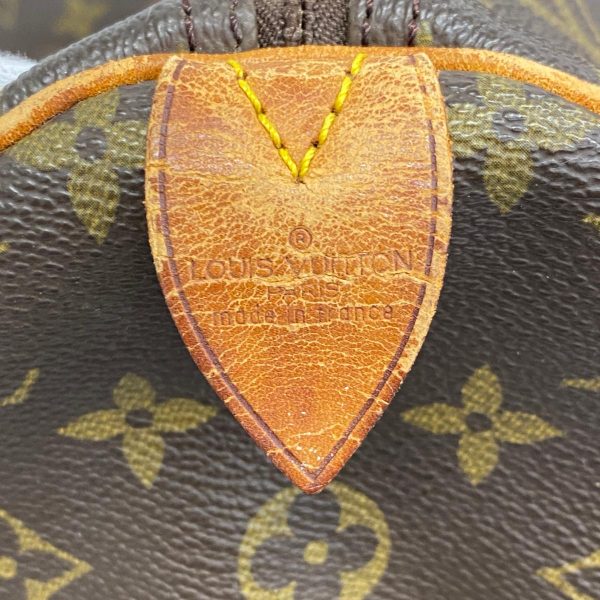 1240001054418 5 Louis Vuitton Speedy 40 Monogram Handbag Brown