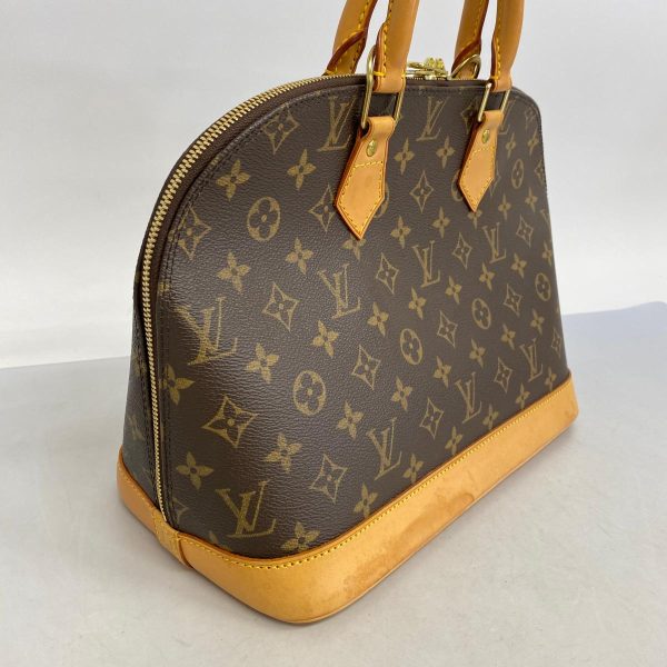 1240001054422 2 Louis Vuitton Alma Monogram Handbag Brown