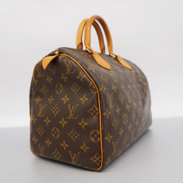 1240001054442 2 Louis Vuitton Speedy 30 Monogram Handbag Brown