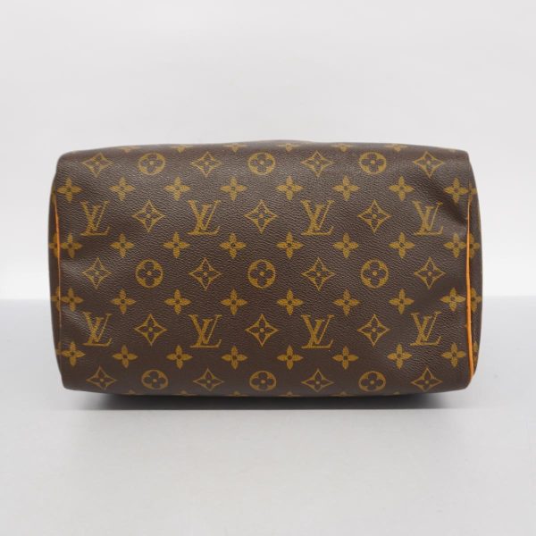 1240001054442 3 Louis Vuitton Speedy 30 Monogram Handbag Brown