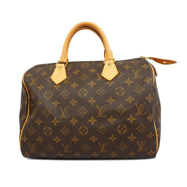 1240001054443 1 Louis Vuitton Speedy 30 Monogram Handbag Brown