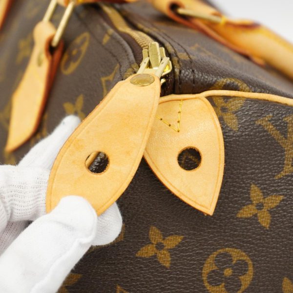 1240001054443 14 Louis Vuitton Speedy 30 Monogram Handbag Brown