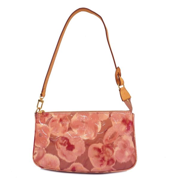 1240001054450 1 Louis Vuitton Ikat Flower Pochette Accessory Vernis Rose