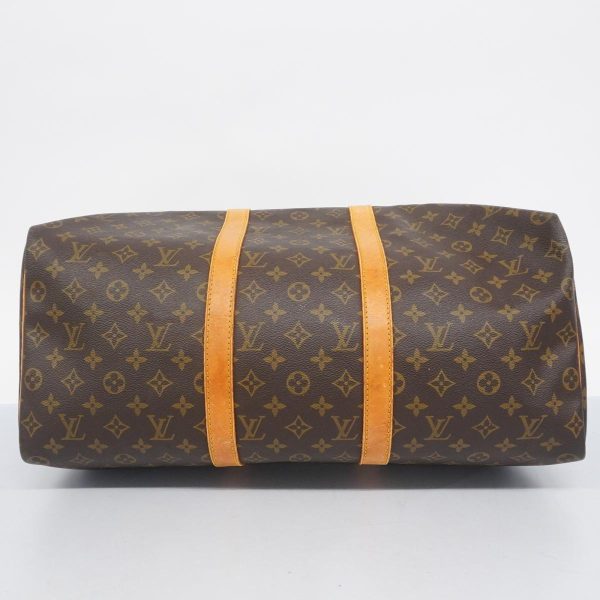 1240001054451 3 Louis Vuitton Keepall 50 Monogram Bag Brown