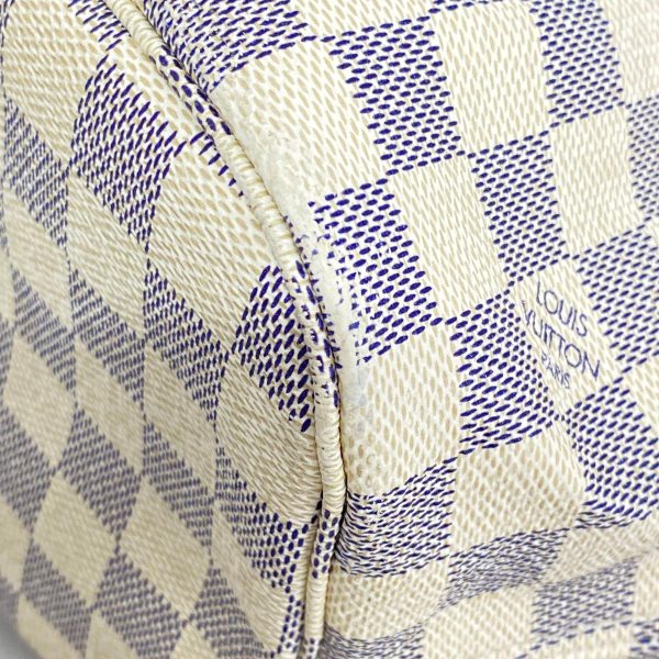 1240001054461 7 Louis Vuitton Neverfull MM Damier Azur Tote Bag White