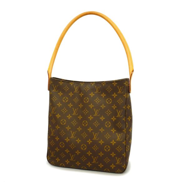 1240001054466 1 Louis Vuitton Looping GM Monogram Shoulder Bag Brown