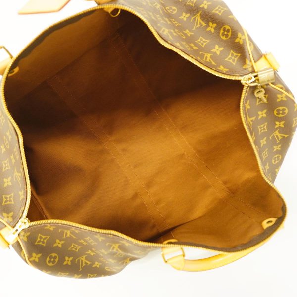 1240001054468 4 Louis Vuitton Keepall Bandouliere 60 Monogram Bag Brown