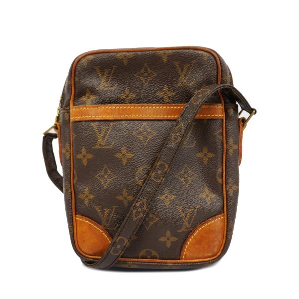 1240001054478 1 Louis Vuitton Danube Monogram Shoulder Bag Brown