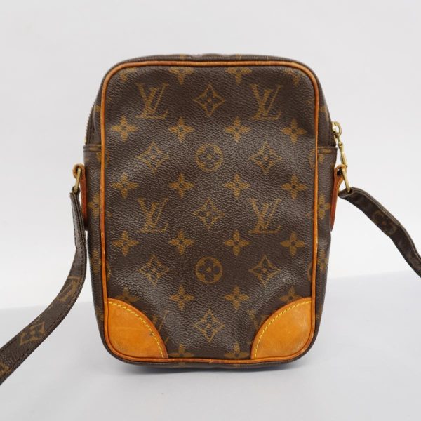 1240001054478 14 Louis Vuitton Danube Monogram Shoulder Bag Brown