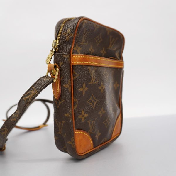 1240001054478 2 Louis Vuitton Danube Monogram Shoulder Bag Brown