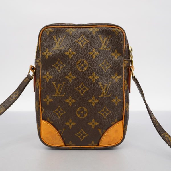 1240001054479 13 Louis Vuitton Danube Monogram Shoulder Bag Brown