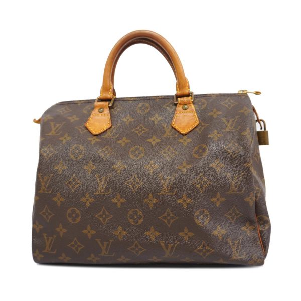 1240001054482 1 Louis Vuitton Speedy 30 Monogram Handbag Brown