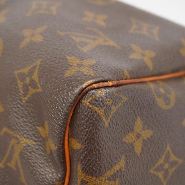 1240001054482 11 Louis Vuitton Speedy 30 Monogram Handbag Brown