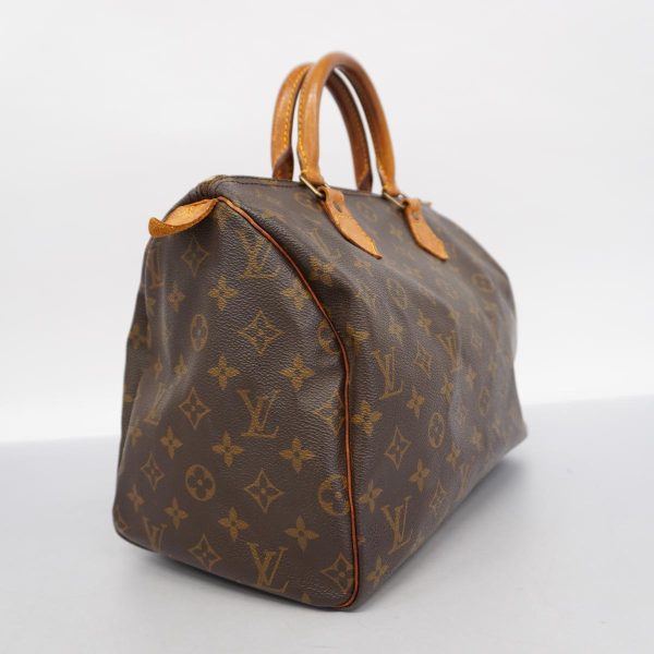 1240001054482 2 Louis Vuitton Speedy 30 Monogram Handbag Brown