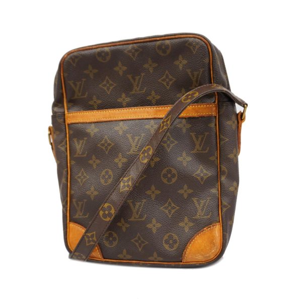 1240001054487 1 Louis Vuitton Daneuve MM Monogram Shoulder Bag Brown