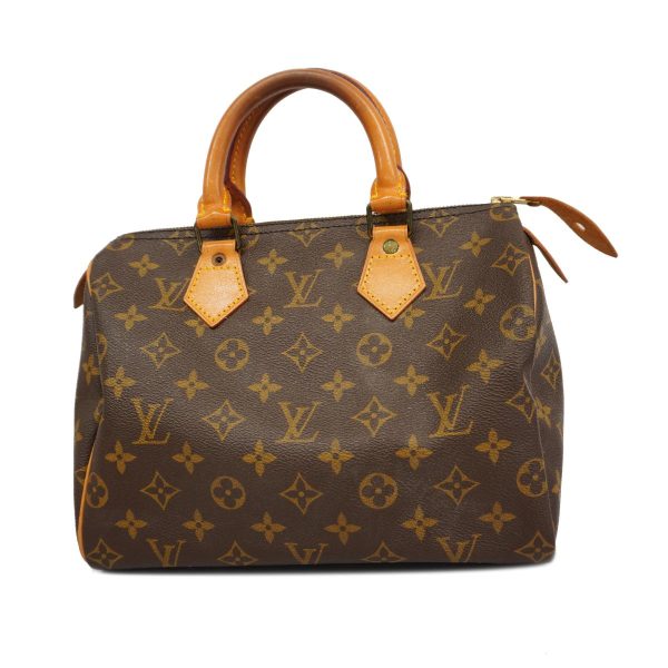 1240001054492 1 Louis Vuitton Speedy 25 Monogram Handbag Brown