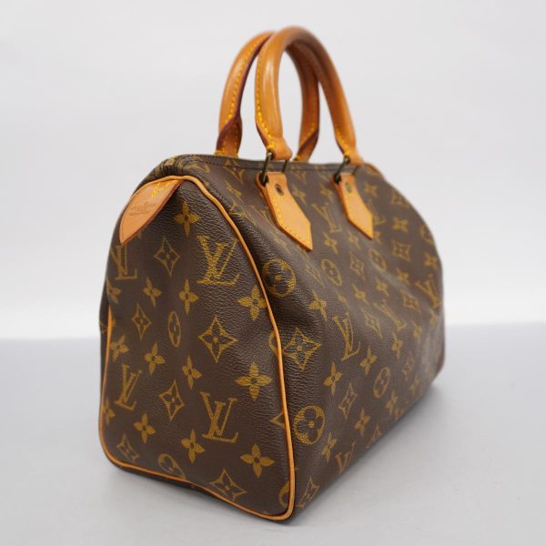 1240001054492 2 Louis Vuitton Speedy 25 Monogram Handbag Brown