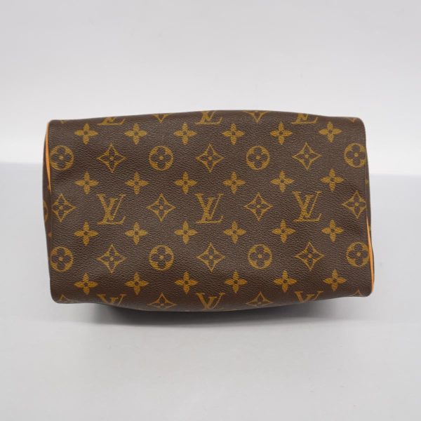 1240001054492 3 Louis Vuitton Speedy 25 Monogram Handbag Brown