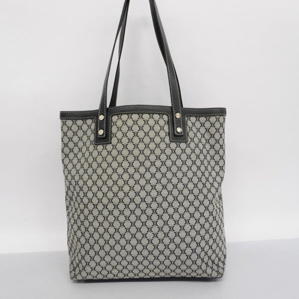 1240001054495 15 Celine Macadam Nylon Tote Bag Black Black