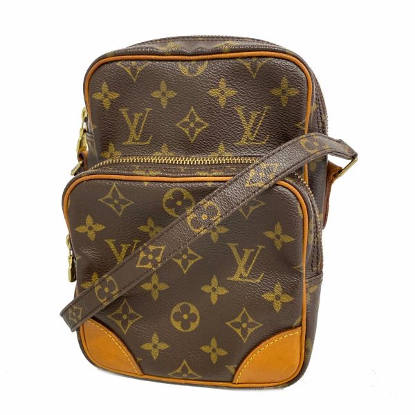 1240001054497 1 Louis Vuitton Amazon Monogram Shoulder Bag Brown