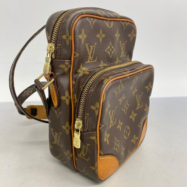 1240001054497 2 Louis Vuitton Amazon Monogram Shoulder Bag Brown