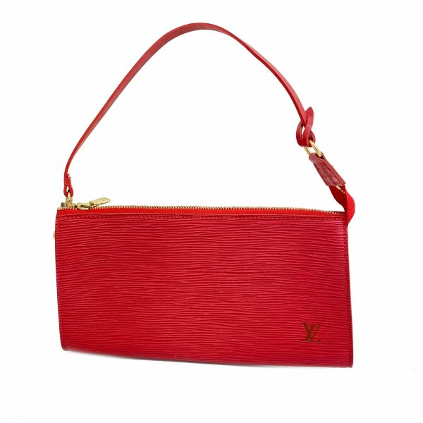 1240001054500 1 Louis Vuitton Pochette Accessory Epi Pouch Castilian Red