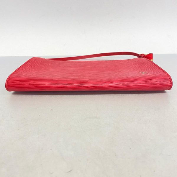 1240001054500 3 Louis Vuitton Pochette Accessory Epi Pouch Castilian Red