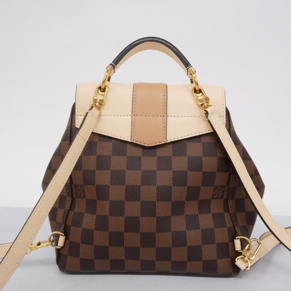 1240001054510 14 Louis Vuitton Clapton Backpack Damier Rucksack Ebene Claim